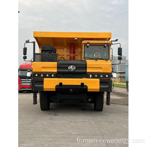 Saic Hongyan Brand Mnhy 130ev Super Capacité de mine Camion électrique 4x4